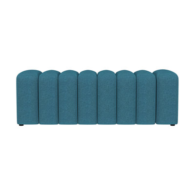 Fabric Upholstered Tufted Accent Bench