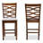Upholstered Counter Stool with Solid Wood Frame