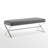 Aurora Velvet X-Leg Base Bench-26119932