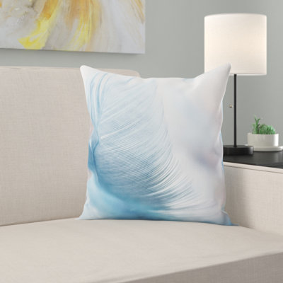 Feather Square Pillow Cover & Insert