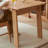 70.87" Burlywood Rectangular Solid Wood Dining Table