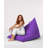 Original Purple Garden Bean Bag Chair, 57.1 x 13.8 x 35.4 inches | 100% Waterproof Polyester, Filled with Recycled Styrofoam Bead Foam (EPS) | Maximum Weight Capacity: 440 lbs, Perfect for Modern Outdoor Entertainment-421600995