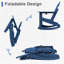 Chaise Adirondack pliante et berçante en plastique avec repose-pieds-551901093