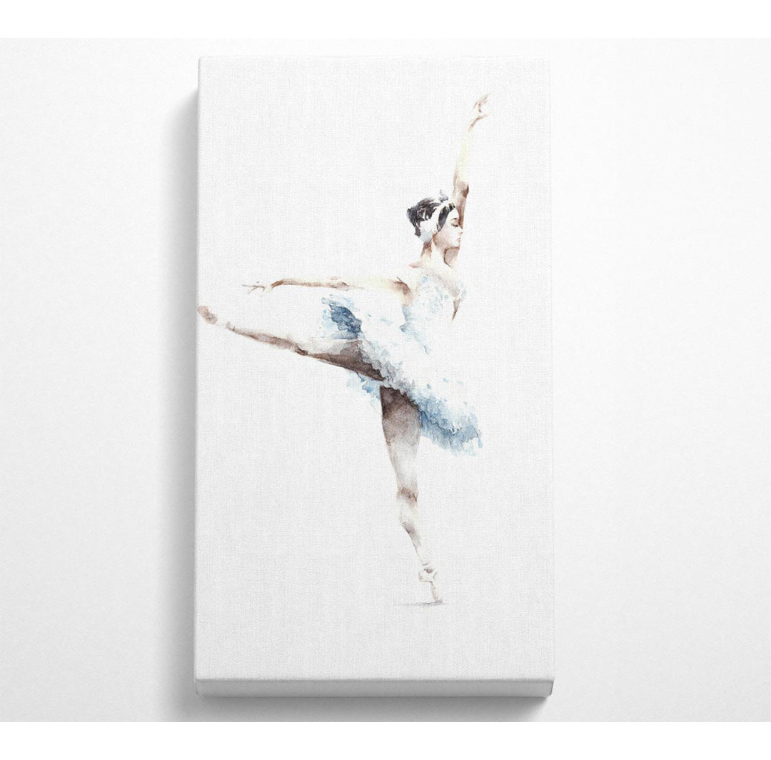 White Ballerina 4 - Kunstdrucke auf Leinwand