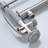 Commercial Kitchen Faucet Pull Down Sprayer Brushed Nickel Single Handle Kitchen Sink Faucet