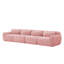 Tissu moelleux doux et moelleux de 149 po, canapé désossé, conception ergonomique en éponge haute densité 32D, emballage sous vide à compression complète, connexion à boucle libre pour chambre à coucher, bureau, cinéma maison, rose-1409352857