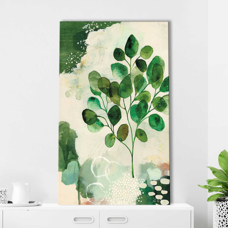 «Nature Story III» par Laura Horn - peinture, Toile tendue, H 30 po x l 18 po x P 1 po