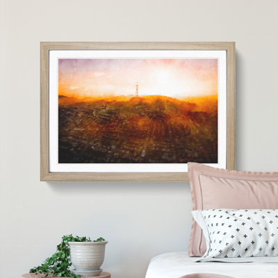 Sunlight over San Francisco - Picture Frame Graphic Art Print