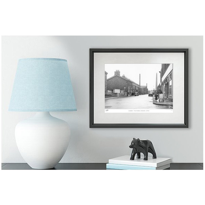 Earby, Victoria Road C1955 - Single Picture Frame Print, 60cm H x 80cm W x 2.3cm D