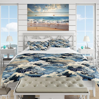 Ensemble de housse de couette Hokusai