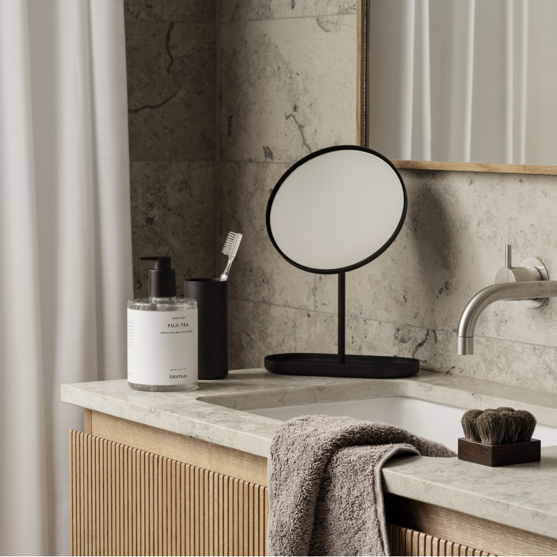 Modo Frameless Vanity Mirror, Silver