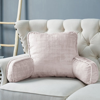 Textured Velvet Bedrest Pillow Cover & Insert
