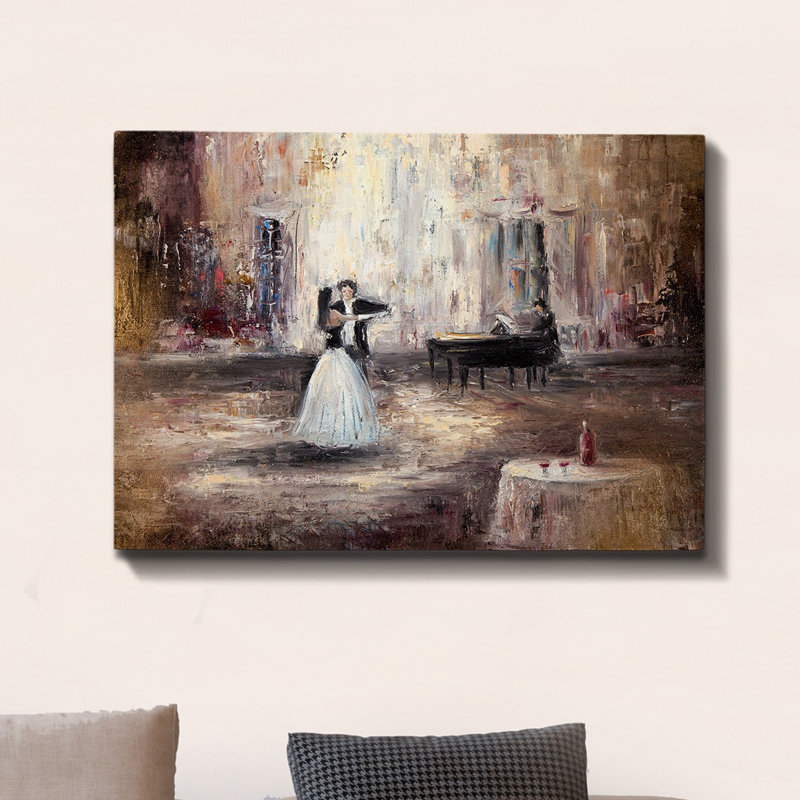 Superbe peinture sur toile décorative de 27,6 po x 39,4 po | 100% toile avec cadre 100% bois (épaisseur: 1,2 po) | Art mural parfait pour le salon, la chambre à coucher ou le bureau, design élégant et accrocheur