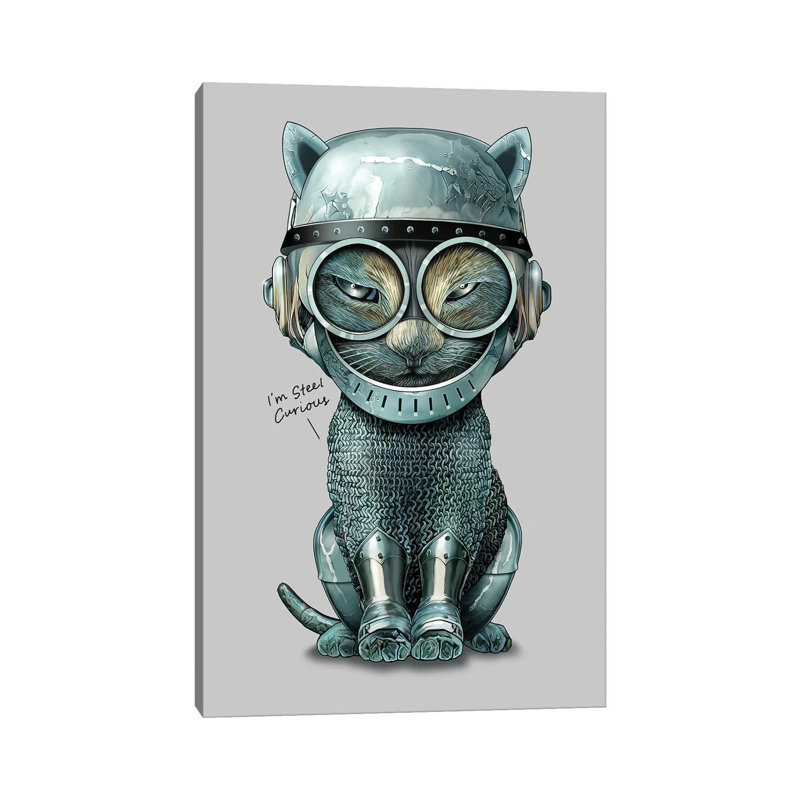Steel Curious by Adam Lawless - Wrapped Canvas Gallery-Wrapped Canvas Giclée, 66.04 cm H x 45.72 cm W x 3.175 cm D