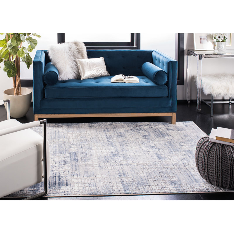 Wapakoneta Abstract Hand Woven Area Rug, Rectangle 160 x 229 cm