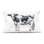 Coussin décoratif «D vache sur blanc» par Sara Baker