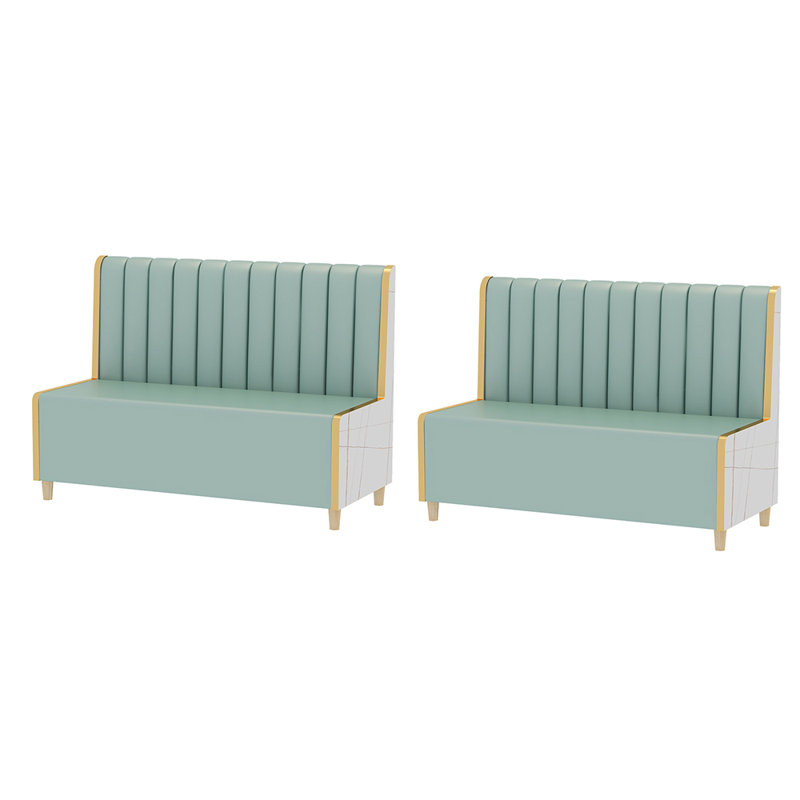 Canapé rembourré Casual Light Luxury, Similicuir vert menthe