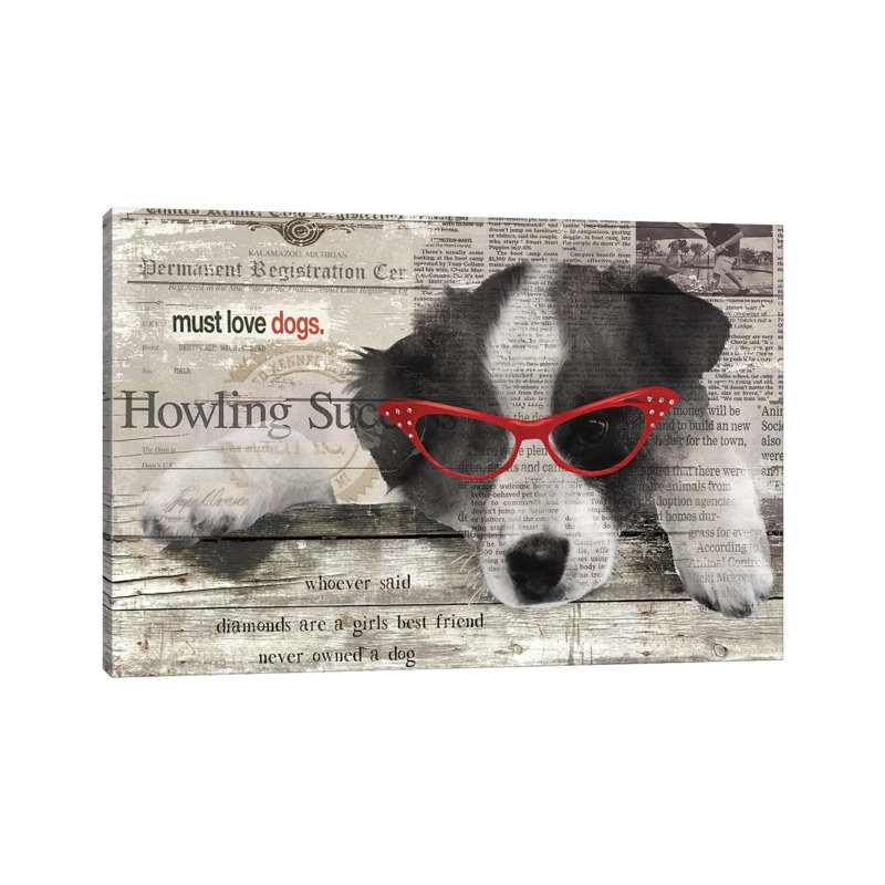 Howling Success by Carol Robinson - Print on Canvas, 101.6 cm H x 66.04 cm W x 1.91 cm D, Wrapped Canvas