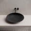 Lavabo vasque ovale noir mat 21 "x 17" MonBlari-126410541