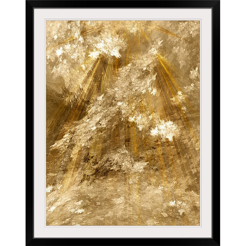 « fractal light ii », reproduction d’art, H 24 po x l 20 po x P 1 po, Cadre noir