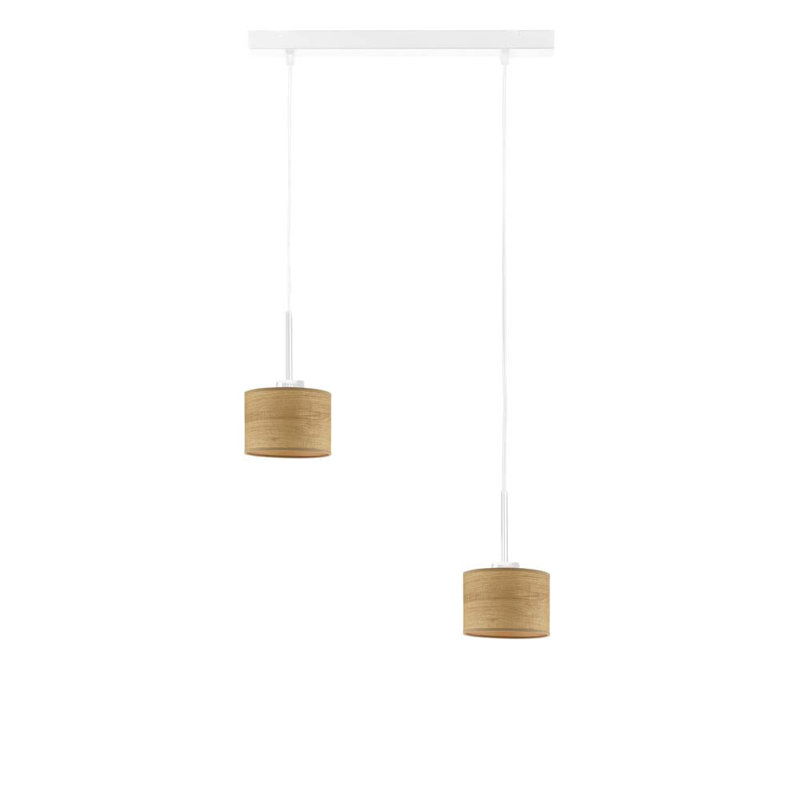 Graycelyn 2 - Light Kitchen Island Pendant, Brown, White