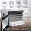 Machine à déshydrateur électrique en acier inoxydable 6 plateaux premium déshumidificateur ivation