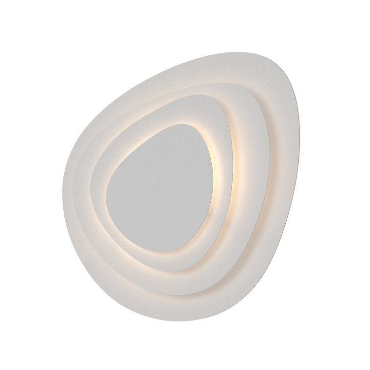Abstract Panels 1 - Light LED Flush Mounted Sconce