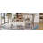 Space-saving Brown Dining Table Sets With Storage, Rustic Style