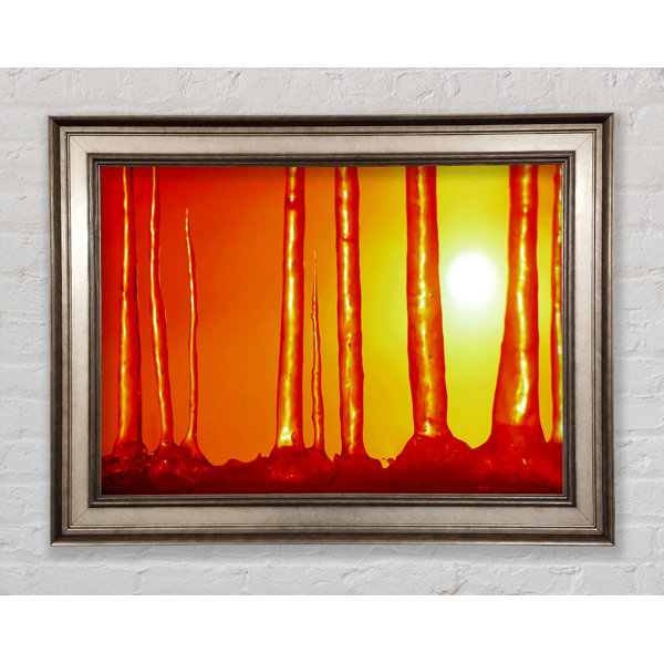 Ebern Designs Icecap Sun - Single Picture Frame Print | Wayfair.co.uk