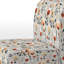Fauteuil de chambre rembourré Nordic Grace Orange Floral Harmony