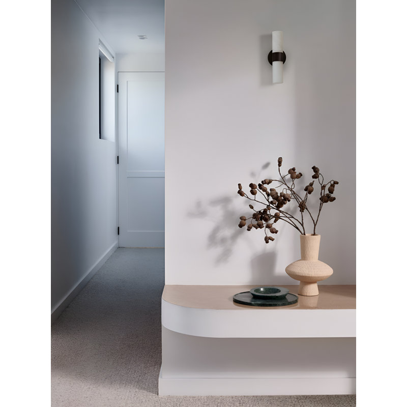 Conners Flush Mounted Sconce, Black