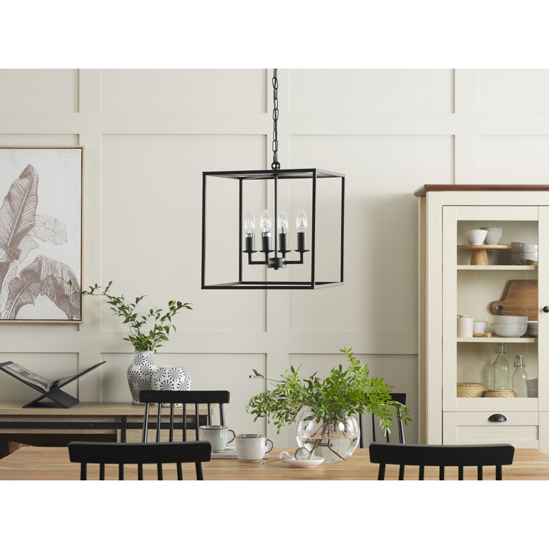 Ottinger 4 - Light Painted Geometric Pendant