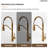 Commercial Dual-Function Pull Down Kitchen Faucet with High Arc Spring Spout -114551119