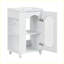 Meuble-lavabo moderne avec tablette à deux niveaux