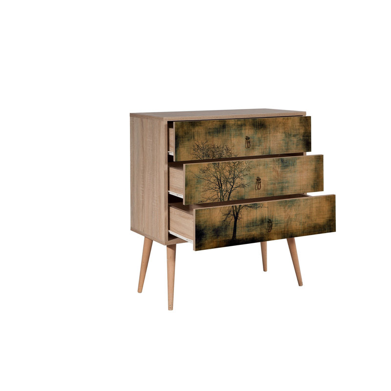 Commode 3 tiroirs l 31,5 po Brizia