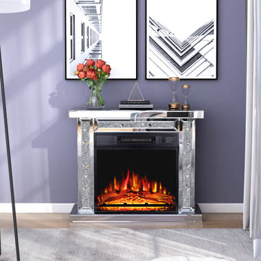 Mercer41 28.3'' W Electric Fireplace u0026 Reviews | Wayfair