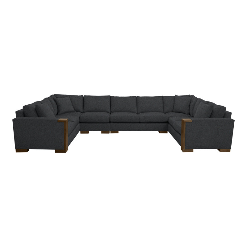 Michael Weiss 4-Piece Abingdon Sectional, Ian Lagoon, Navajo