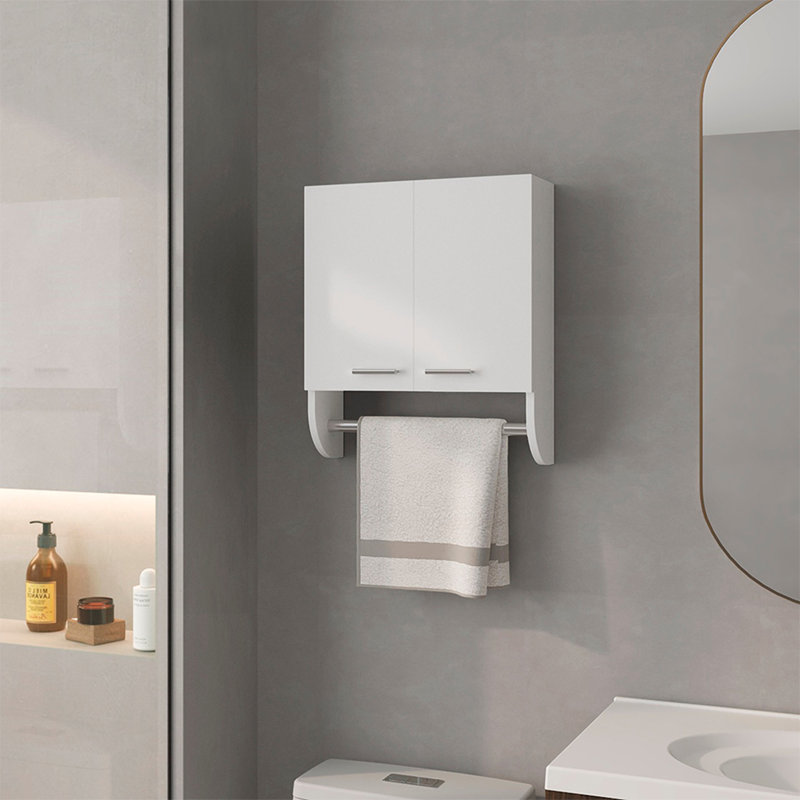 Pharmacie Riley, salle de bain, blanc, Blanc