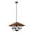 6-Light Hand-Woven Rattan Cone Pendant Chandelier-1229477540-1229477562