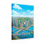 Paysages pittoresques et urbains avec rivière et horizon-713700858
