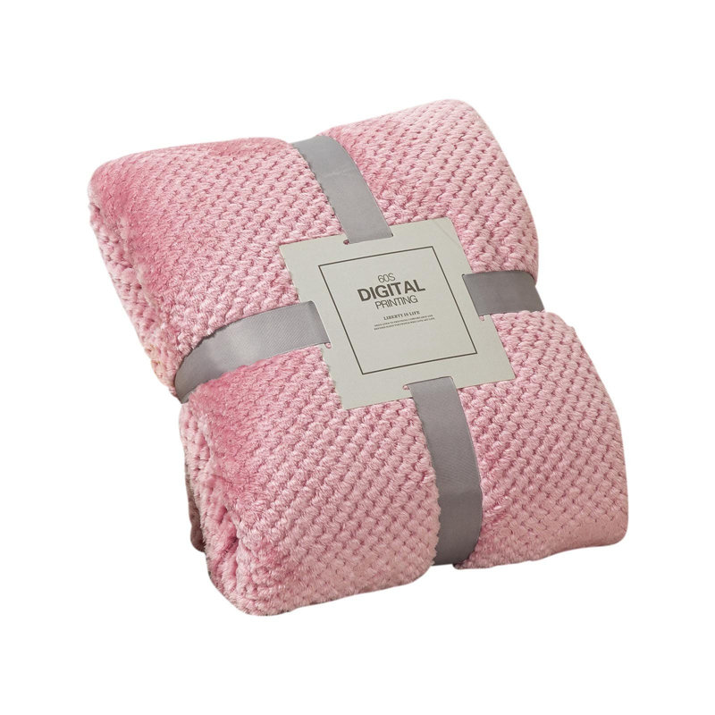 Couvre-lit en polaire très doux et chaud, A