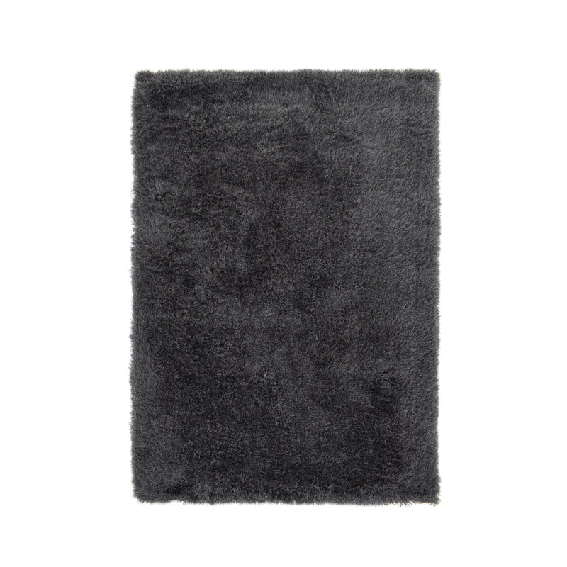 Solid Colour Shag Area Rug Set, Rectangle 120 x 170cm