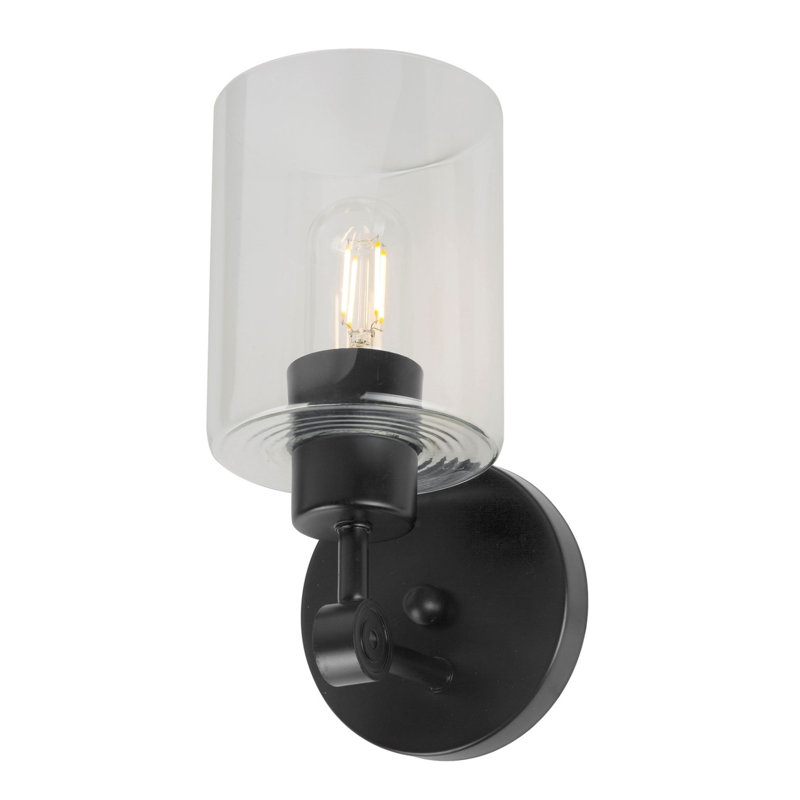 Englehart Armed Sconce, Black