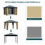Pavillon de jardin moderne et durable, structure en acier et aluminium pour recevoir