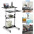 Mount-It! Mobile Standing Desk and Height Adjustable Stand-Up Computer Workstation
