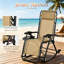 Chaises inclinables pliables