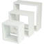 Chaisty 3 Piece Square Floating Shelf-1446278602