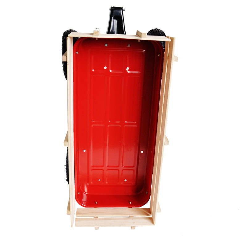 Chariot de jardin pour l'extérieur, Rouge
