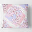 Coussin décoratif rétro à motif floral rose I - Mid-Century-1531118979