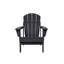 Chaise Adirondack pliante en PEHD avec porte-gobelet double - Chaise Adirondack en composite avec texture bois-1094614369
